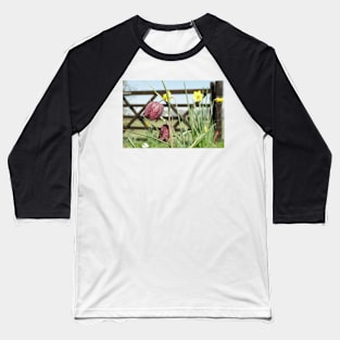 Snakesheads and Daffodils Baseball T-Shirt